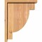 Ekena Millwork Alpine Smooth Corbel w/Backplate, Western Red Cedar, 5 1/2"W x 14"D x 18"H COR06X14X18ALP01SWR - alternate 3